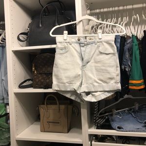 American Apparel High Waisted Shorts
